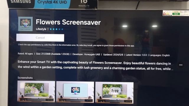 How to set wallpaper in your Samsung Smart TV⚡️How to set screen saver in Samsung Smart TV смотреть онлайн