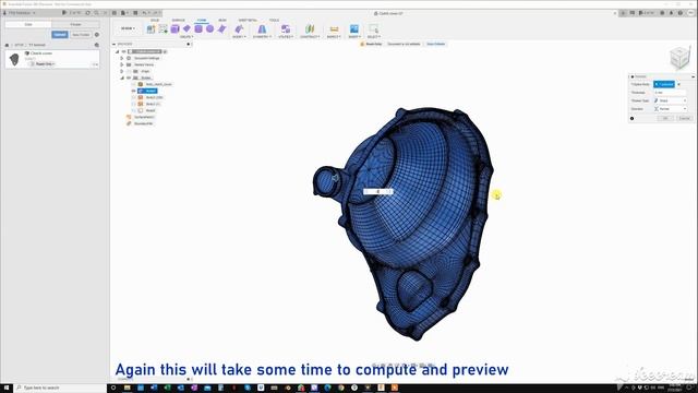 Fusion 360 Mesh to solid - Part 3 смотреть онлайн