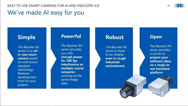 Easy to Use Smart Cameras for AI and Industry 4.0 смотреть онлайн