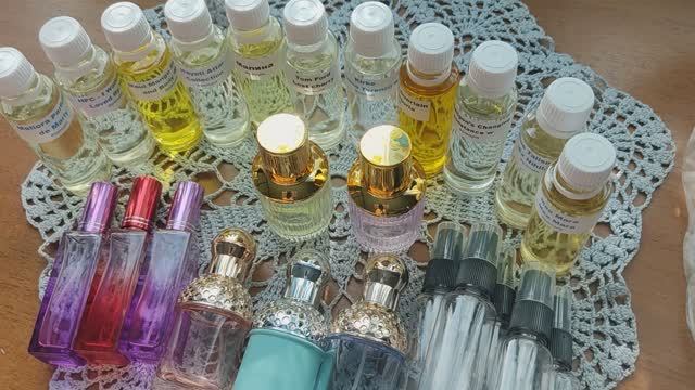 Распаковка посылки с парфюмерными ароматами (Франция). Будем делать духи! Яркие, изящные флаконы смотреть онлайн