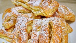 Слойки с Яблоками из Готового Слоеного Теста