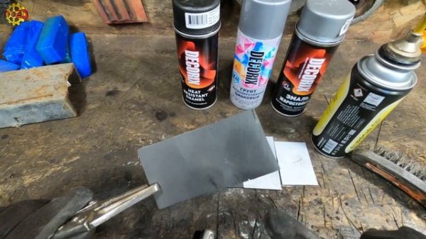 ПРОВЕРКА НА ПРОЧНОСТЬ ТЕРМОСТОЙКОЙ КРАСКИ DECORIX +800°С