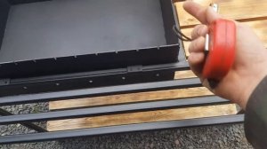 Мангал из проф трубы 20×20 красивый и качест