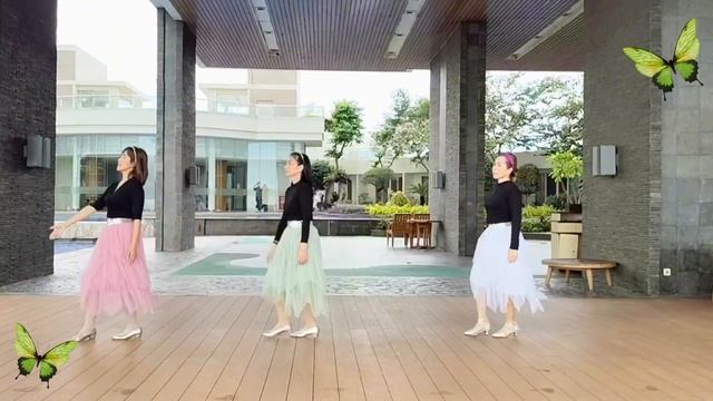 Don't Slip Away - Line Dance (Demo by Frisca, Tania, Lina) смотреть онлайн
