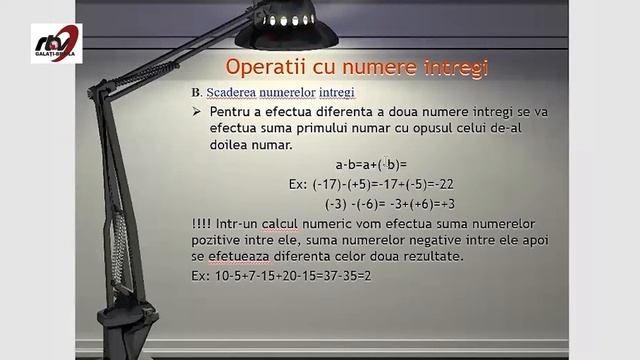 Matematica - Clasa 7 - ''Multimea Numerelor Intregi'' (Recapitulare Clasa 6) смотреть онлайн