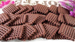 Шоколадное печенье к чаю! Красиво быстро и вкусно! Простой рецепт