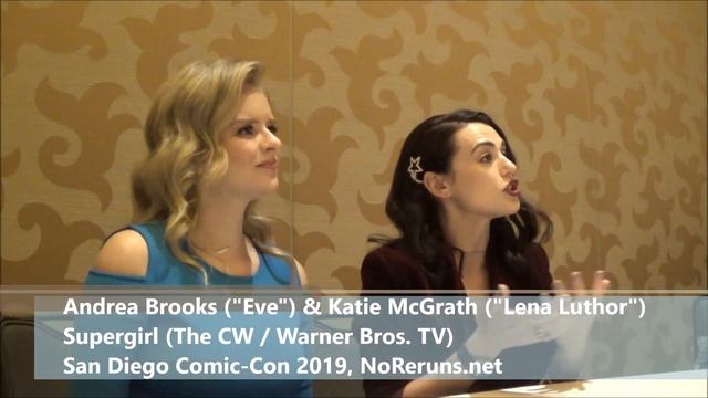Supergirl Q&A with Andrea Brooks & Katie McGrath (SDCC 2019) смотреть онлайн