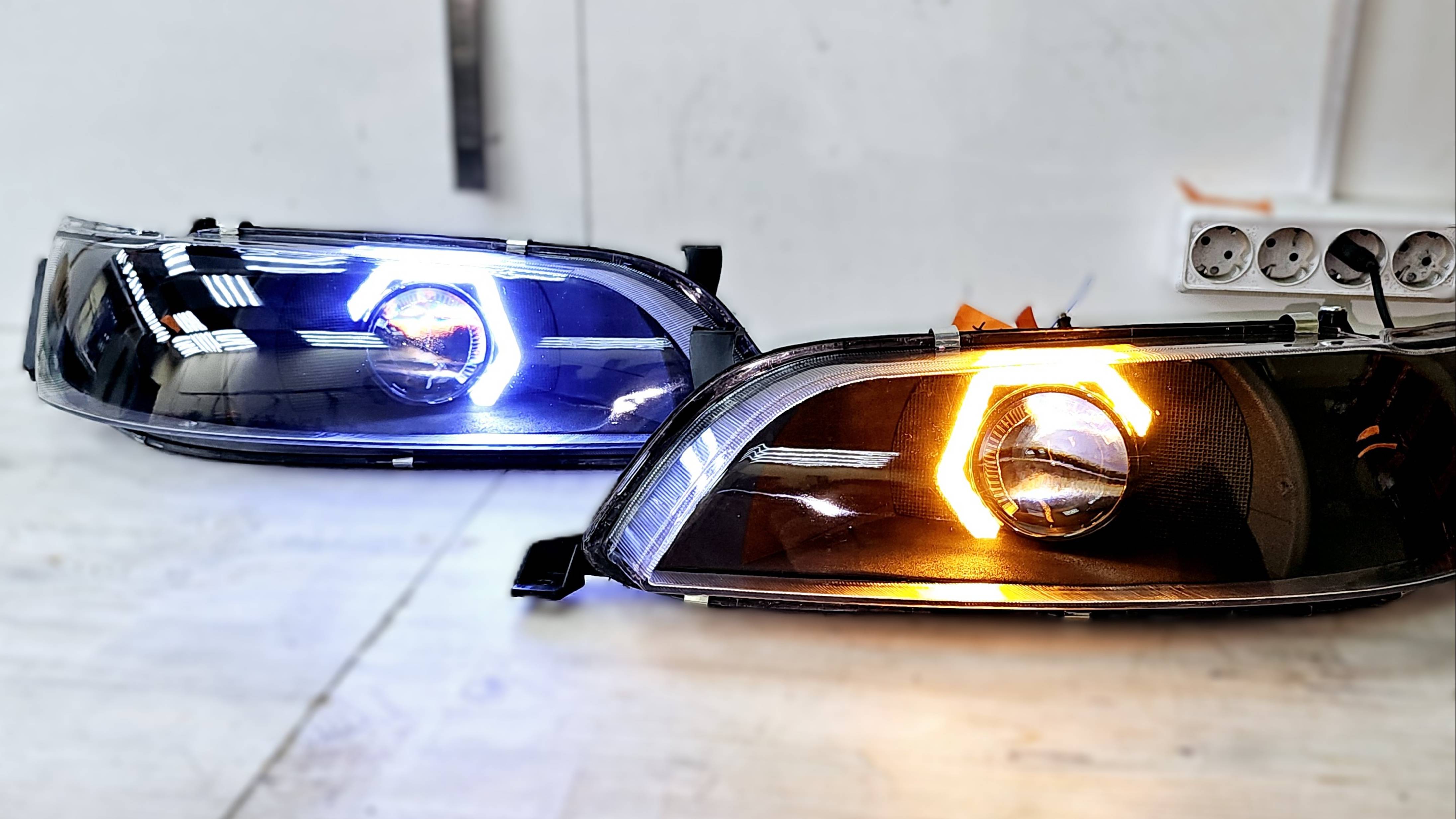 Toyota Mark II тюнинг комплект фар светодиодный Ledstudio смотреть онлайн