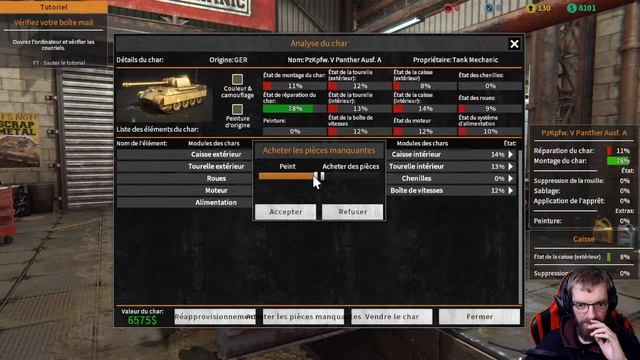 [VOD] DECOUVERTE de TANK MECHANIC SIMULATOR - royleviking [FR] смотреть онлайн