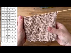 Простой узор спицами для вязания джемперов, кардиганов, жилетов!