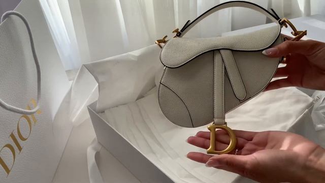 UNBOXING: DIOR MINI SADDLE BAG 💫