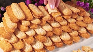 За минуты к чаю! Хрустящее печенье язычки! Быстро просто и очень вкусно