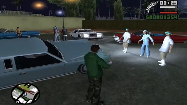 GTA SA : Aztecas following each other смотреть онлайн