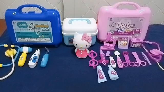 Hello Kitty Toys||15:28 Minutes Satisfying with Unboxing Cute Medical Kit Doctor Playset ASMR смотреть онлайн