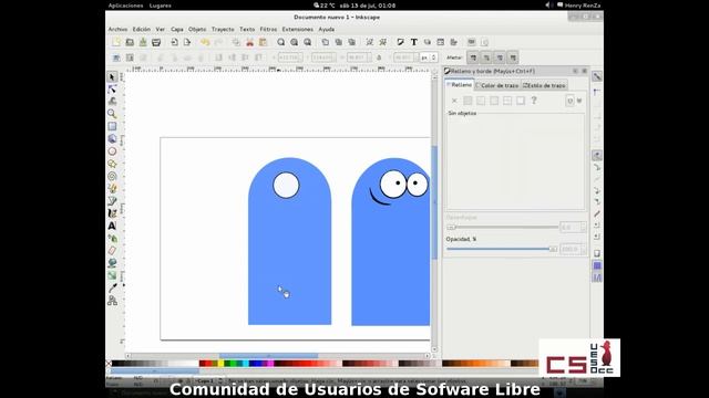 Dibujando a Blue de la Mansión Foster con Inkscape смотреть онлайн
