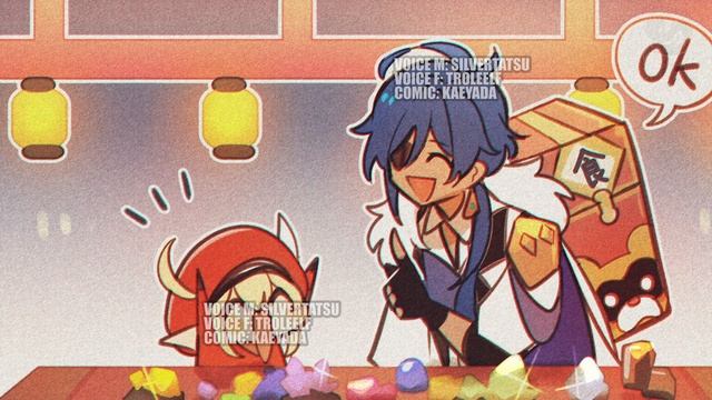 БЕСПЛАТНЫЕ КАМНИ! [Genshin Impact #29] [SilverTatsu] - Rus Comics Dub