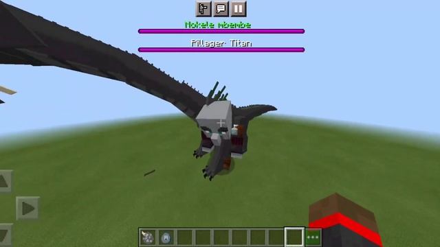 Pillager Titan vs Mokele Mbembe in Minecraft PE смотреть онлайн