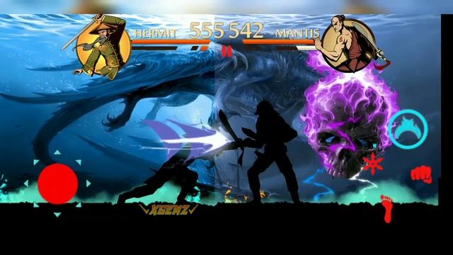 Shadow Fight 2 Hermit Vs Hermit All Bosses Abilities Gameplay Android IOS 2023