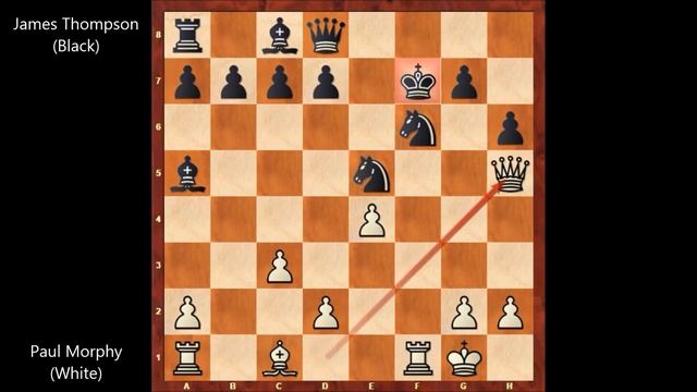 Paul Morphy vs James Thompson - New York (1859) #211 смотреть онлайн