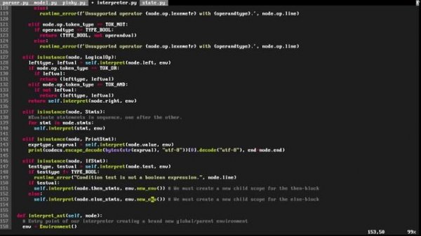Pikuma Compilers Interpreters and Formal Languages pt3