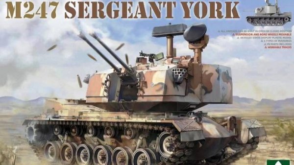 Распаковка Takom 1/35 2160 M247 Sergeant York