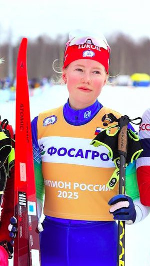 Финиш Дарьи Каневой в Апатитах