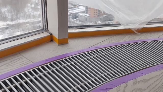 Внутрипольные конвекторы: идеальное примыкание к паркету