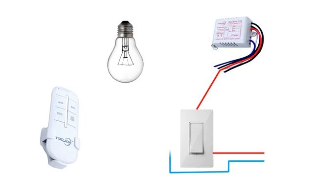 wiring diagram for Wireless Remote Control Switch смотреть онлайн
