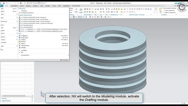 Request: Siemens PLM NX - How to Create Spring Drawing смотреть онлайн