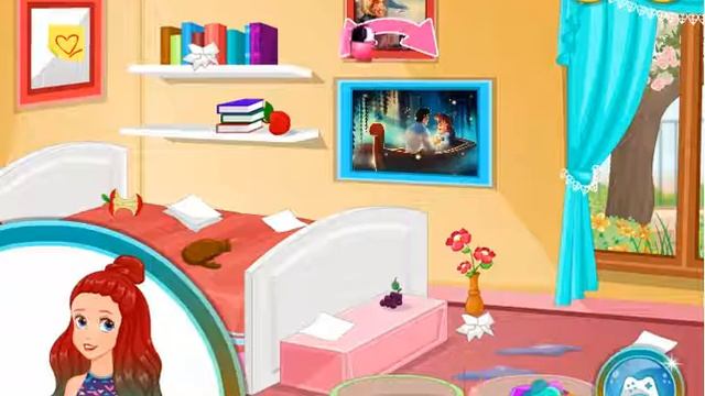 Disney Princess Mermaid Ariel Moves In With Eric - Games for girls смотреть онлайн