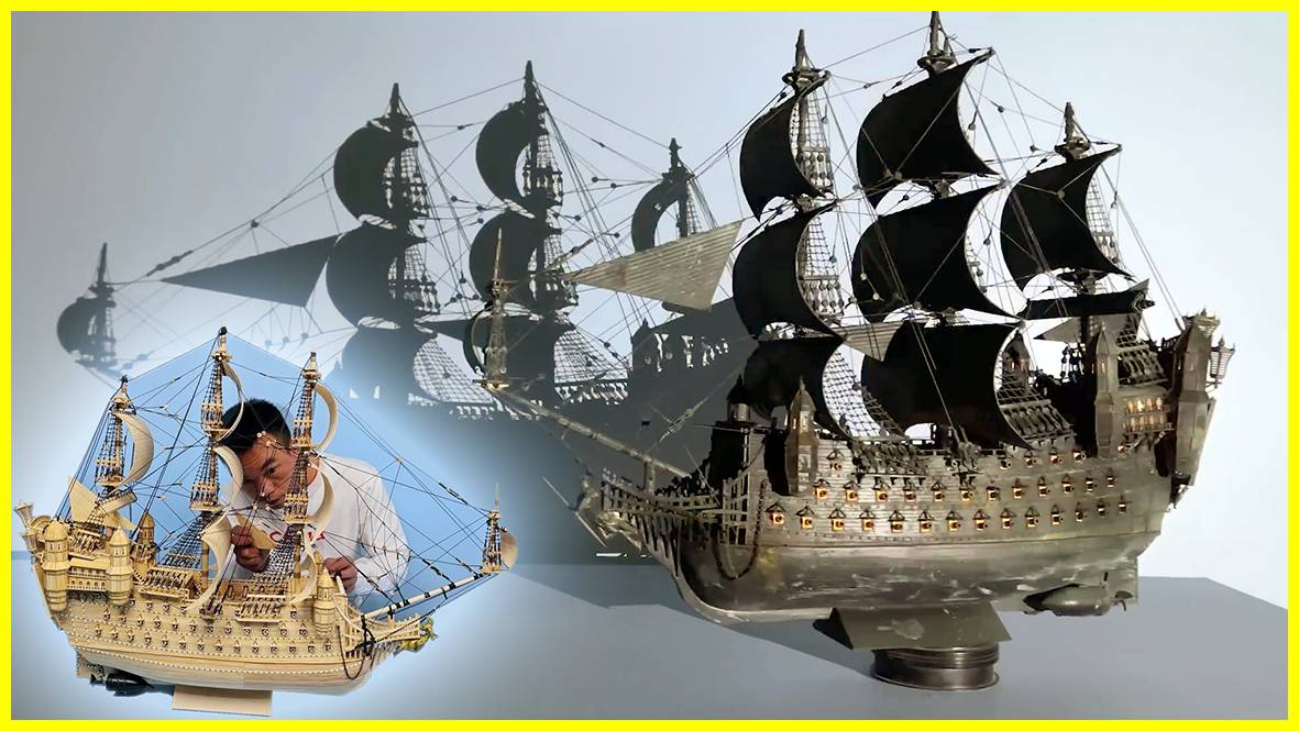 Кропотливый процесс создания модели корабля! смотреть онлайн