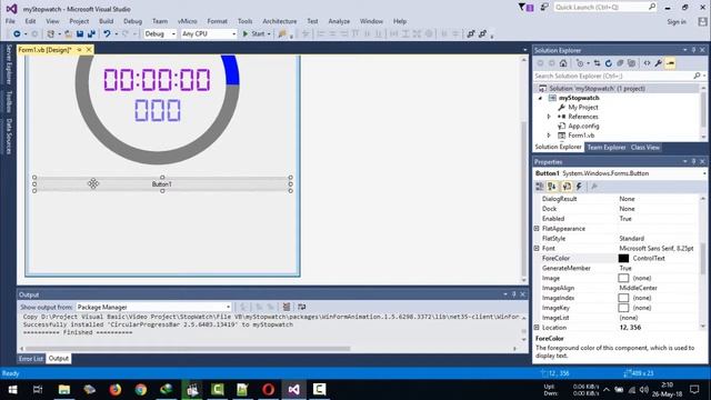 Visual Basic .NET | Stopwatch смотреть онлайн