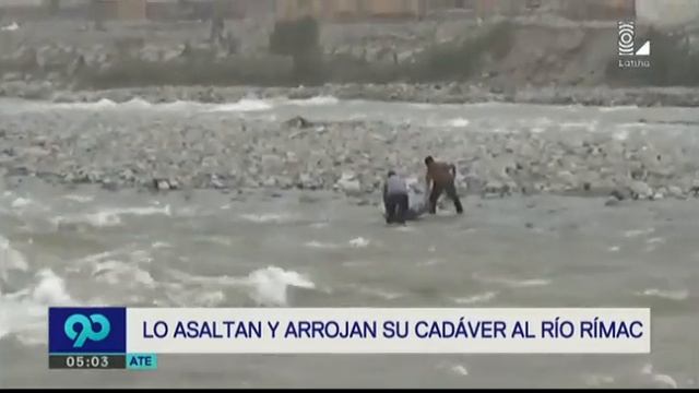 Ate Vitarte: lo asaltan y arrojan su cadáver al río Rímac смотреть онлайн
