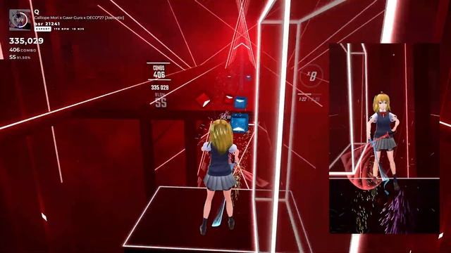 BeatSaber｜ビートセイバー【 Q / Calliope Mori & Gawr Gura 】 смотреть онлайн