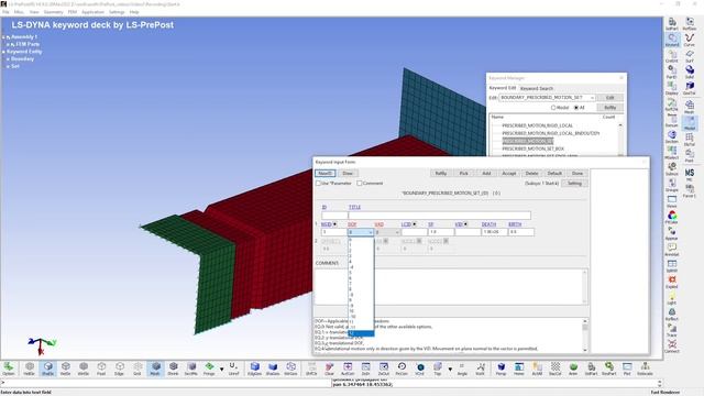 Simulation Analysis Setup With Ansys LS-PrePost