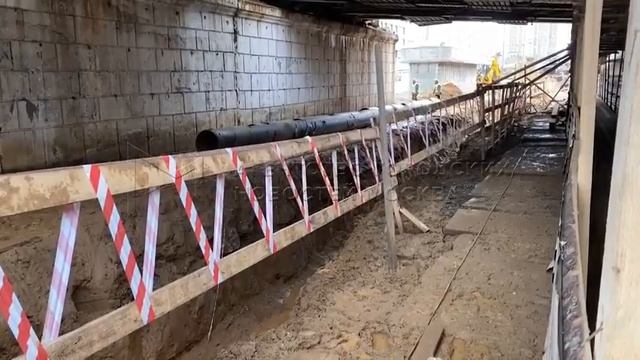 Строительство железнодорожного путепровода через шоссе Энтузиастов смотреть онлайн