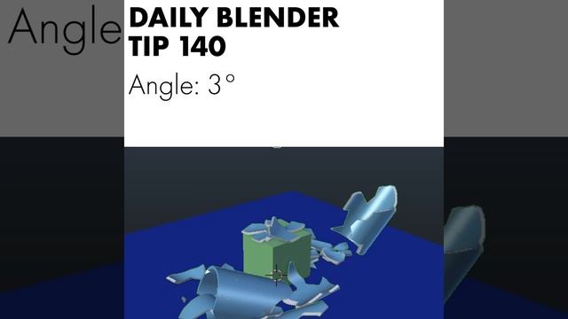 Daily Blender Tip 140 - Fracture Modifier: Use Constraints смотреть онлайн