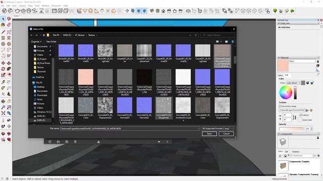 V-ray for SketchUp - How to create mesh material in V-ray for SketchUp смотреть онлайн