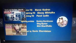 Masha and the Bear Season 1 Episode 1 Credits (January 7, 2009)