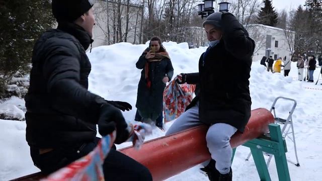 D1 Бой на бревне