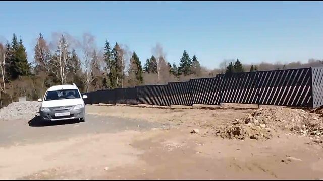 Забор жалюзи "DERBY": NeoMatt, RAL 7024. Московская область, Истринский район, КП "Сканди Парк". смотреть онлайн