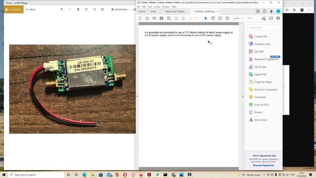Lora Bi directional Signal Booster Transmit Receive Two Way Power Amplifier Signal Amplification смотреть онлайн