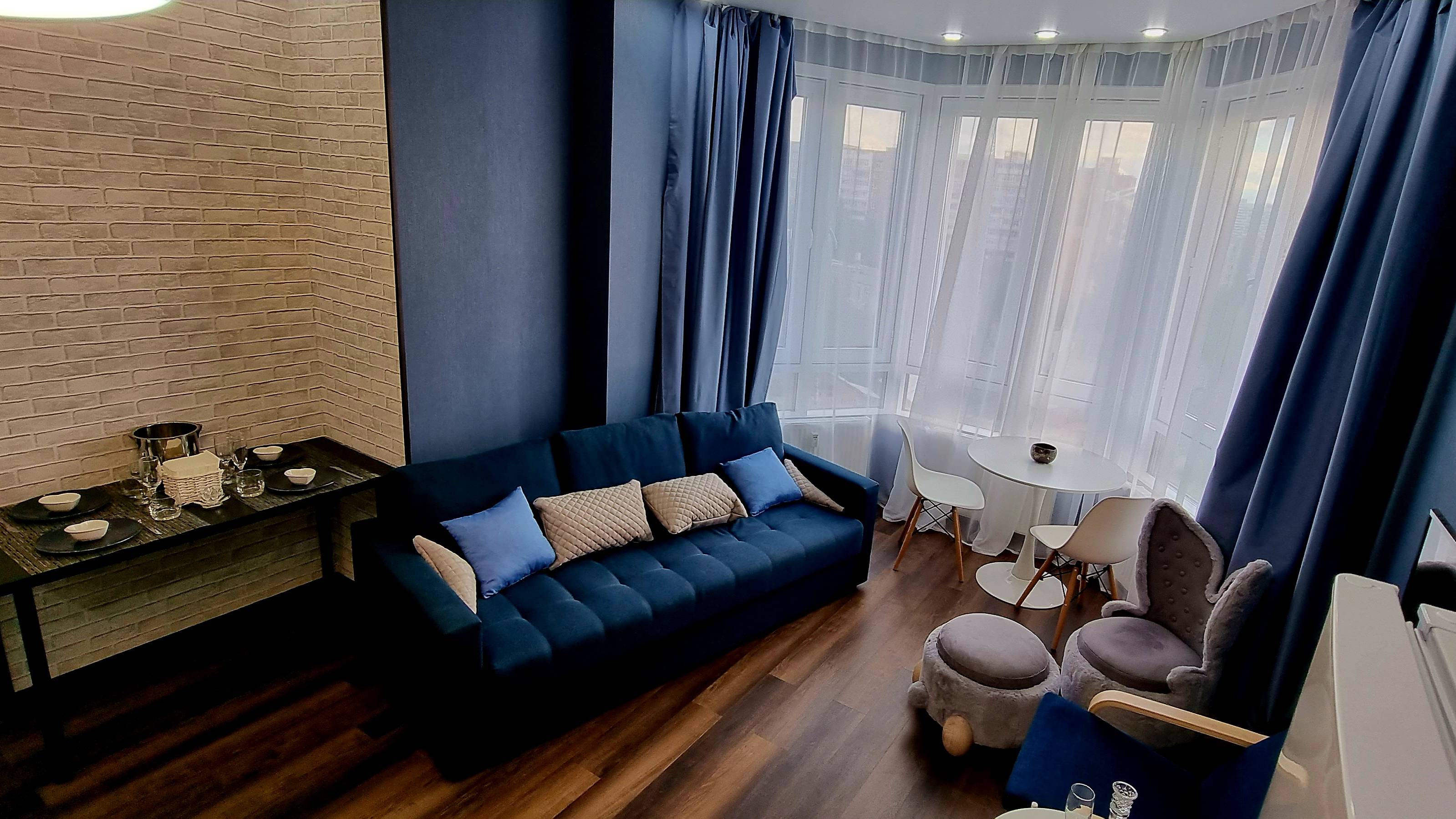 Апарт Отель ПМЖ KM Tower Plaza Нижний Новгород Семейный апартамент 804 Дуплекс смотреть онлайн