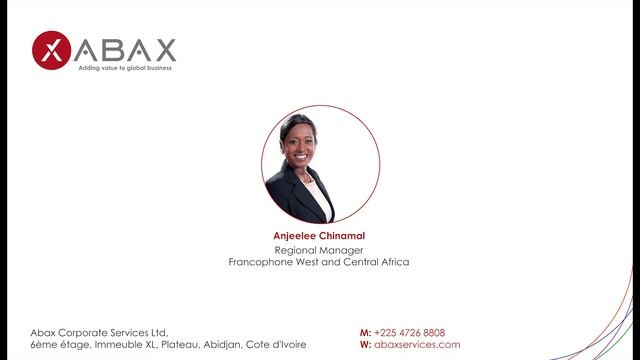 Interview with Anjeelee Chinamal, ABAX Abidjan-based Regional Manager смотреть онлайн