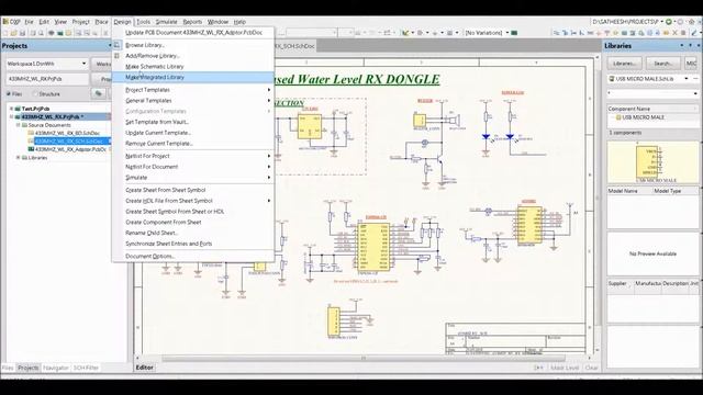 Altium Design #4 Add Library form Another Projects смотреть онлайн