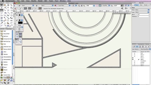 Vectorworks Architect 2014: Drawing the Concrete Pads - 06 смотреть онлайн