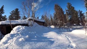 Рыбалка на хариуса в Эвенкии. День первый. 24.03.2022
