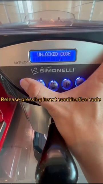 Nuova Simonelli Mythos Plus how to reset password смотреть онлайн