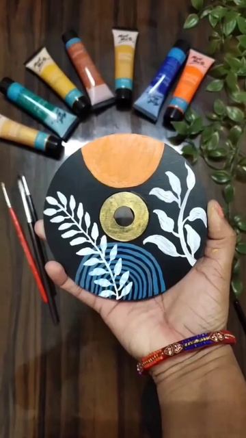 CD DIY Asthetic Art..!! Follow: @phoenix_stella98 #shorts #youtubeshorts #diy #shortvideo смотреть онлайн