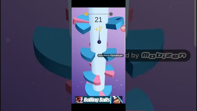 Helix Jump игра 1 часть смотреть онлайн